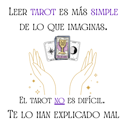 Guía práctica de Tarot Intuitivo | Para aprender las cartas sin memorizar.